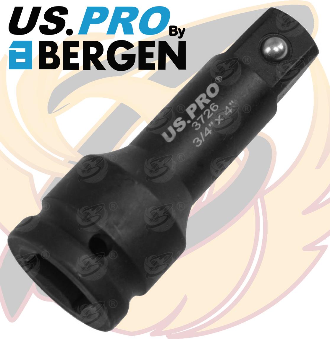 US PRO 3/4" DRIVE 4" LONG IMPACT EXTENSION BAR