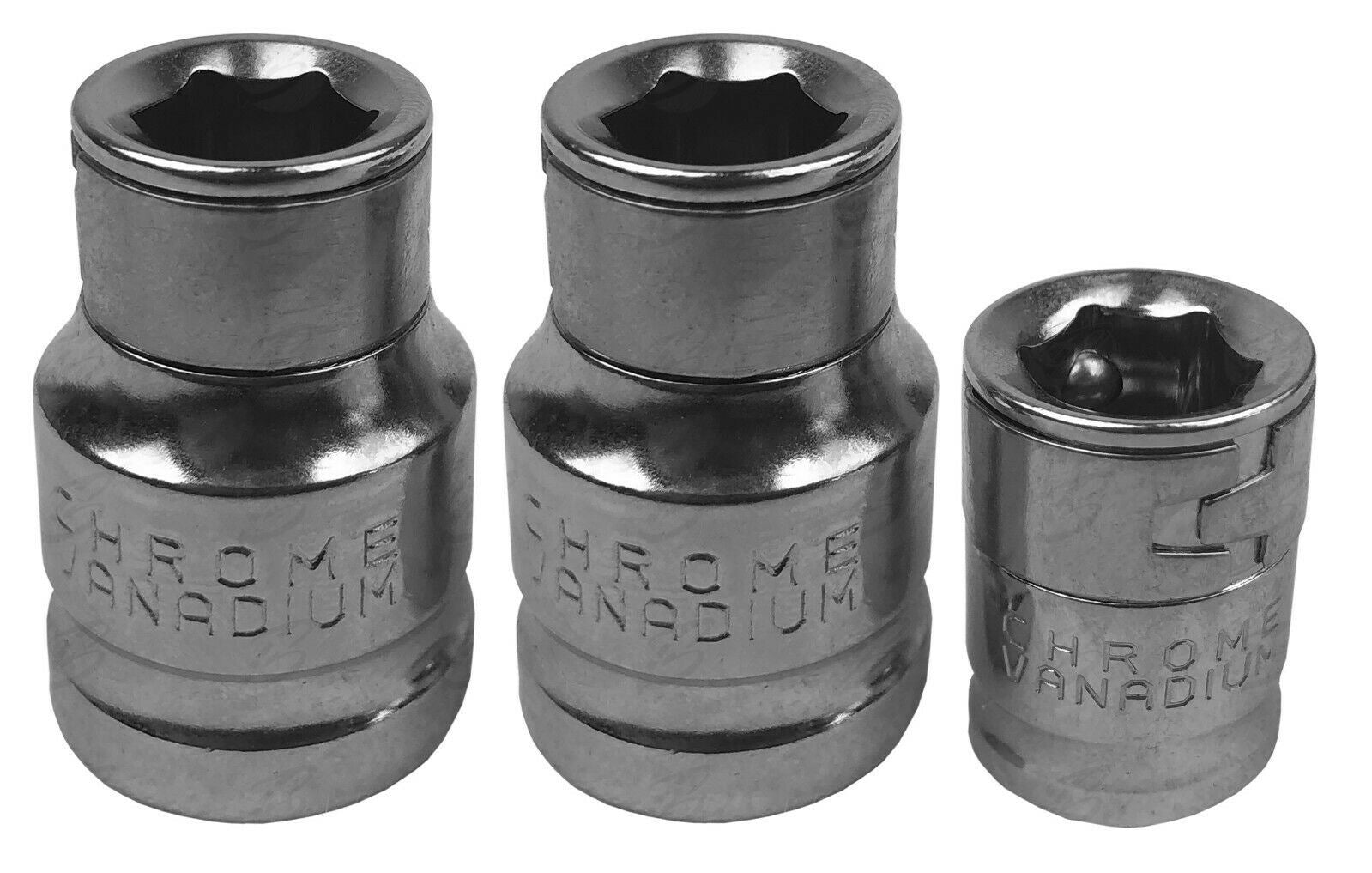 BlueSpot 75 Piece 3/8" & 1/2" Drive Hex - Torx - Spline - Ribe - Tamperproof Torx Bit Sockets ( 01519 )