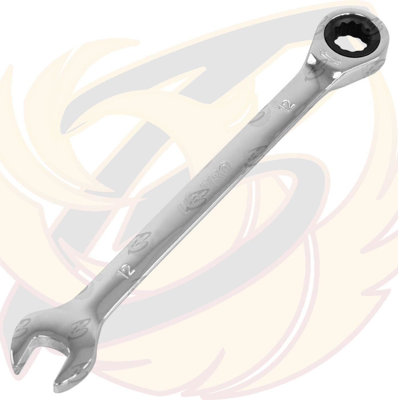 US Pro 12mm 72 Tooth Ratchet Spanner 3573