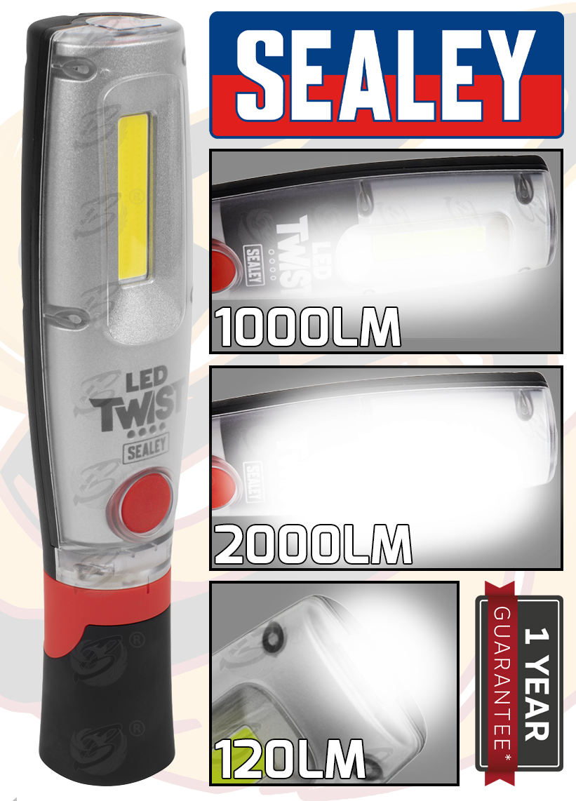 Sealey Rechargeable Cob Led Li - Ion Work Light ( 2000Lm ) ( LED2001 )