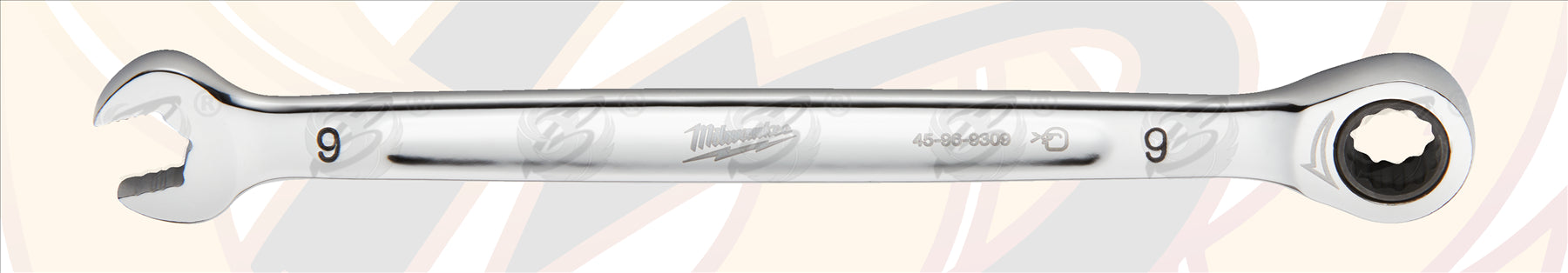 MILWAUKEE 9MM 144 TEETH MAXBITE RATCHET SPANNER
