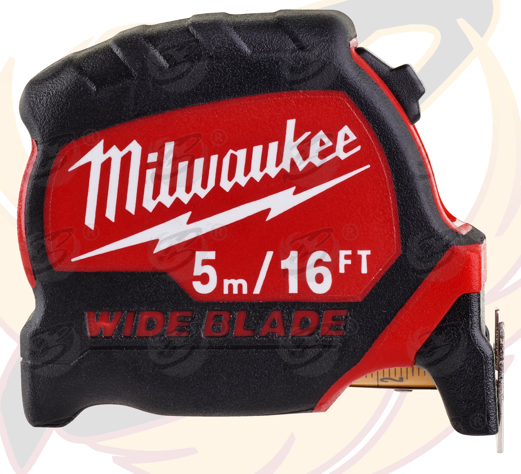 MILWAUKEE 5M ( 16FT ) 33MM EXTRA WIDE NYLON BLADE PREMIUM TAPE MEASURE