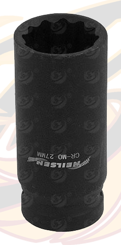 Neilsen 27mm 1/2" Drive 12 Point Deep Impact Socket ( Single ) ( CT4558 )