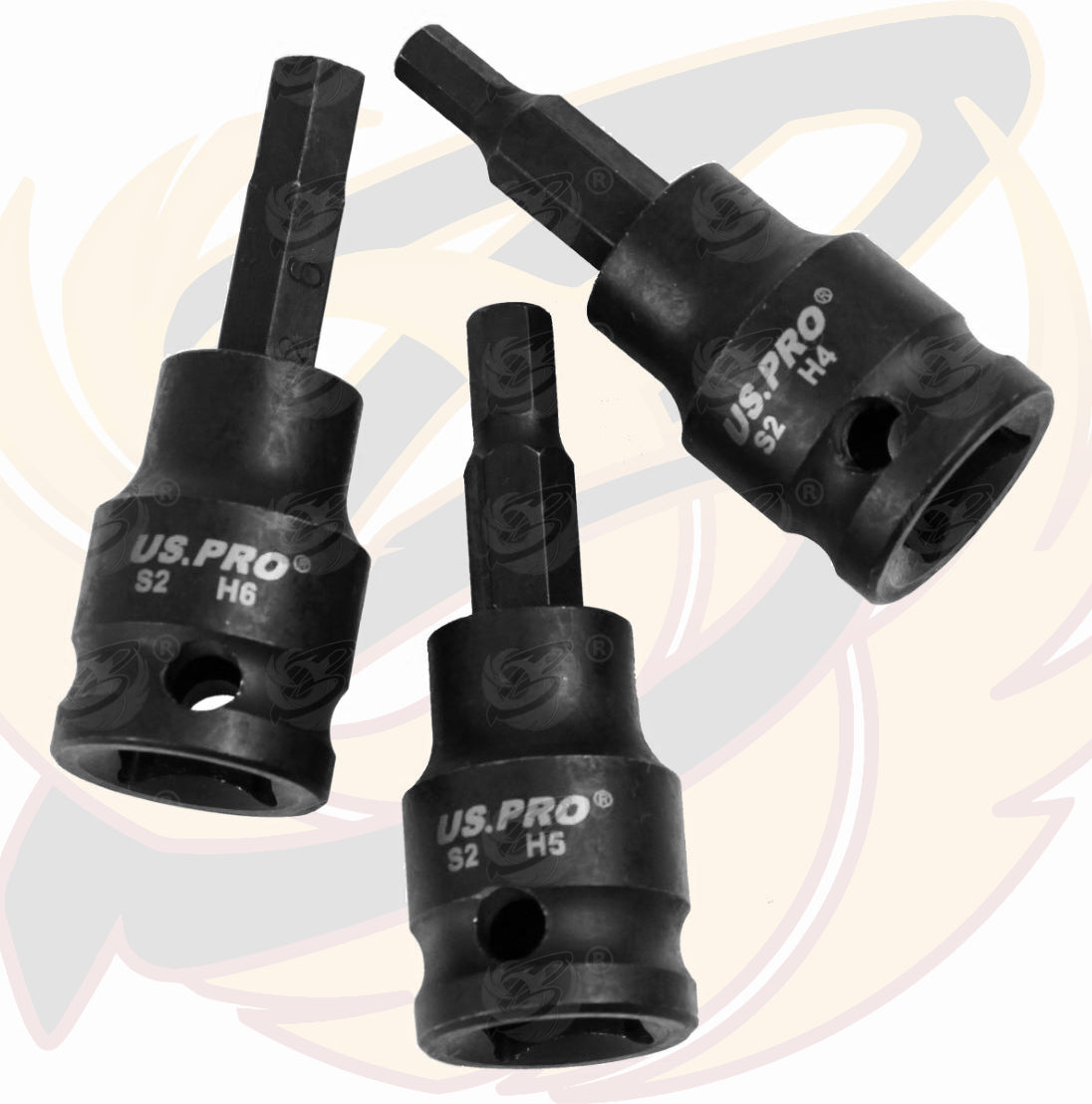 US PRO IMPACT 14PCS 3/8" DRIVE LONG & SHORT HEX BIT SOCKET SET H3 - H10