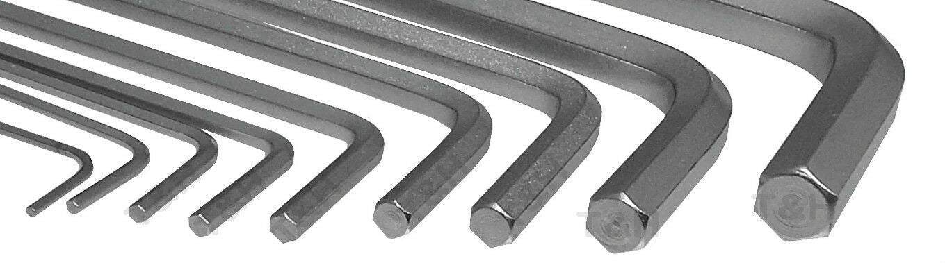 US PRO 9PCS STUBBY BALL END HEX KEY SET H1.5 - H10