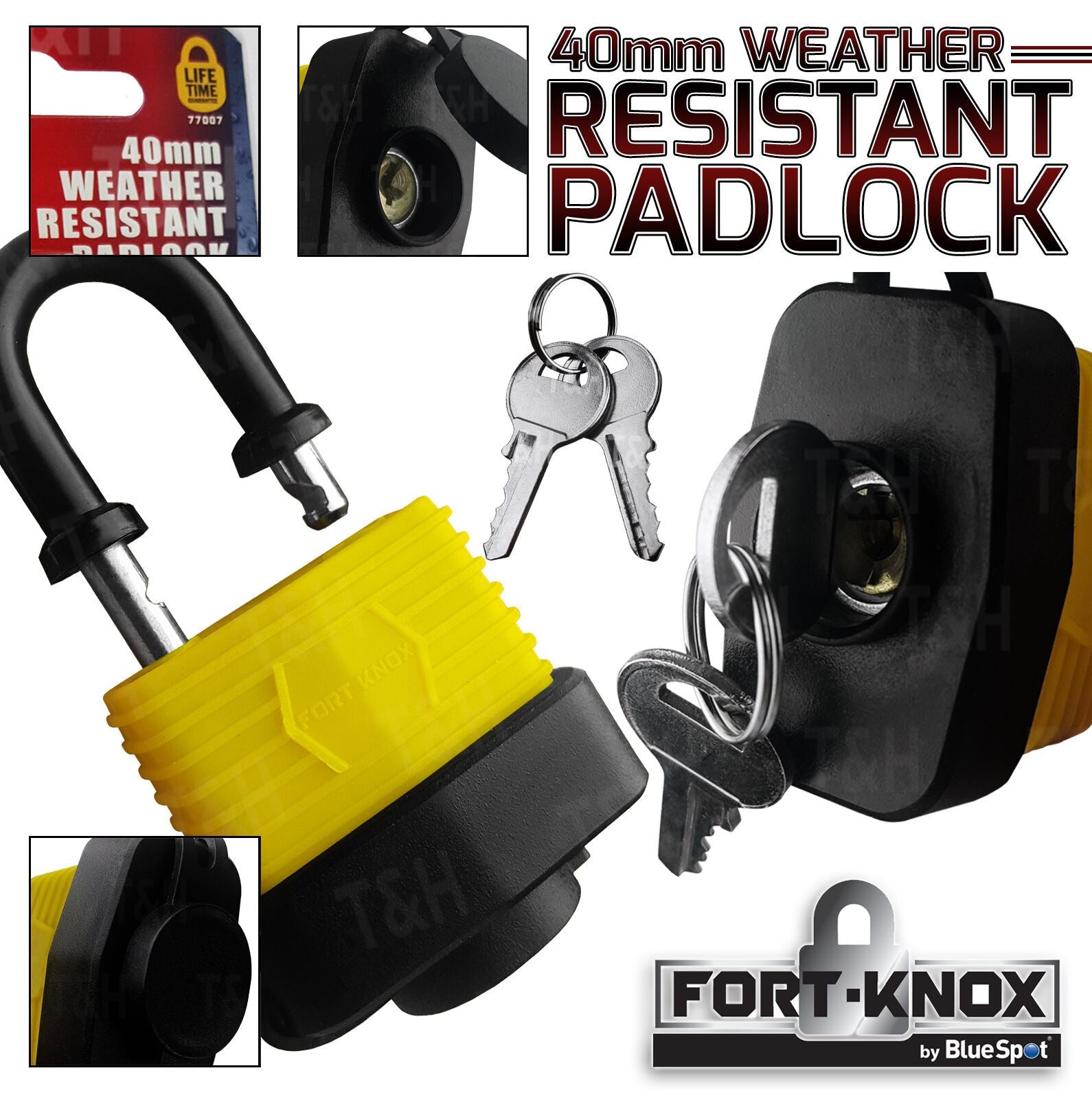 BlueSpot 40mm Weather Resistant Padlock 77007
