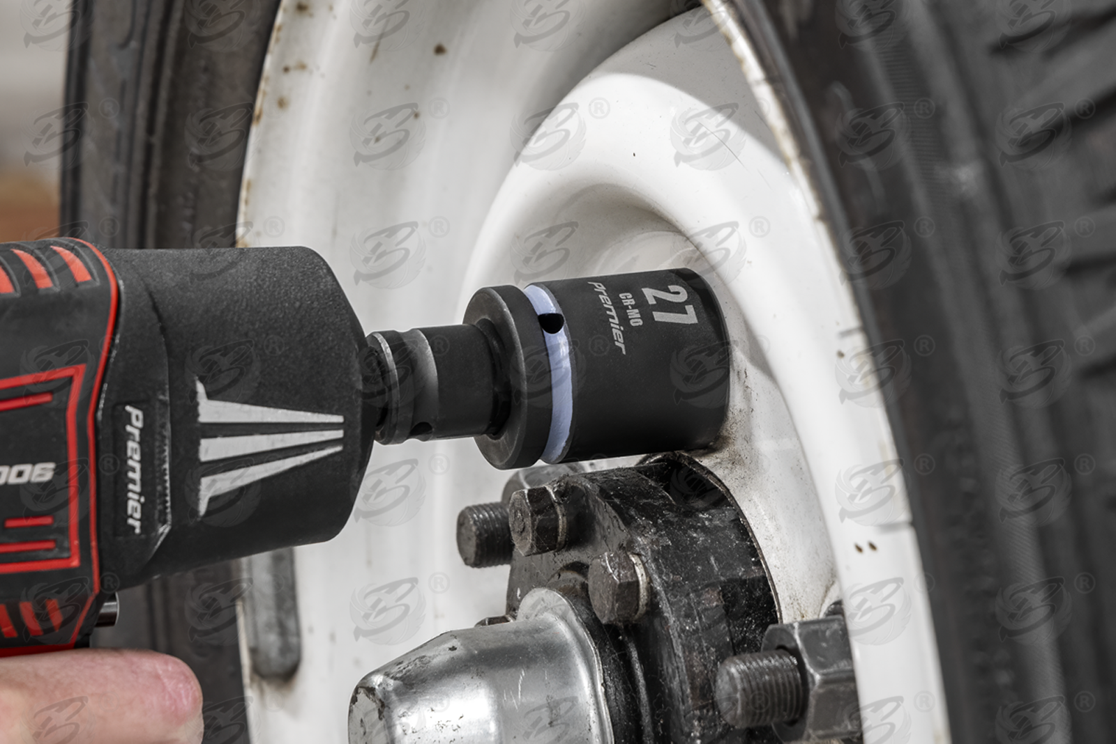 Sealey 8 Piece 3/4" Drive 6 Point Shallow Impact Sockets 24mm - 38mm ( AK8890M )