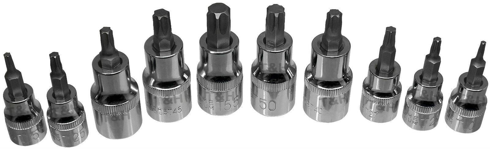 US PRO 29PCS 1/4" & 3/8" & 1/2" DRIVE TORX & E - TORX SOCKET SET