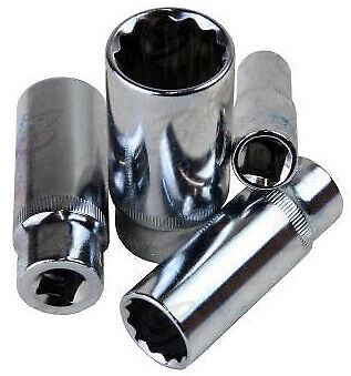 US Pro 17 Piece 3/8" Drive 12 Point Deep Sockets 8mm - 24mm ( 1393 )