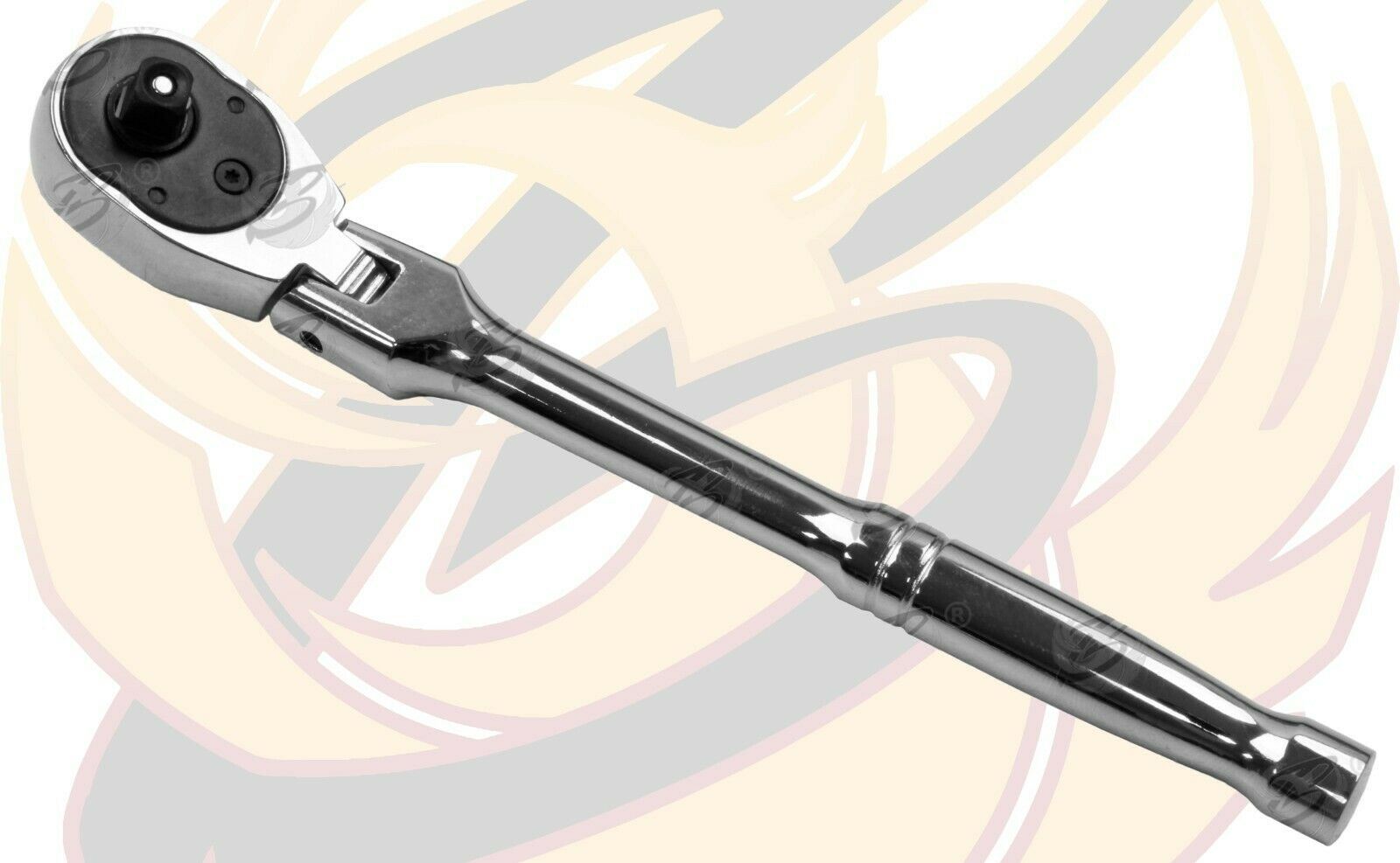 US PRO INDUSTRIAL 1/4" DRIVE 72 TOOTH FLEXIBLE RATCHET HANDLE