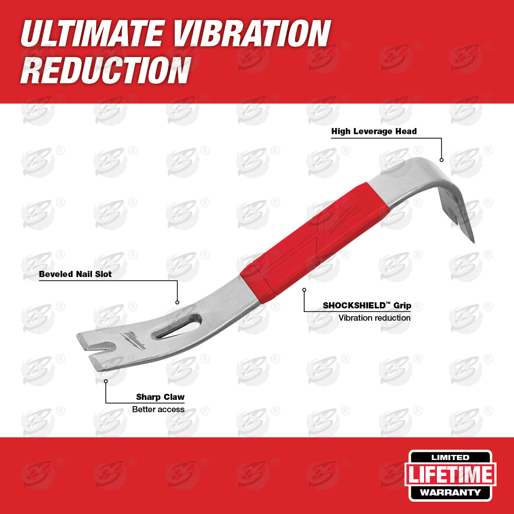 MILWAUKEE 12" WRECKING BAR ( PRY BAR )