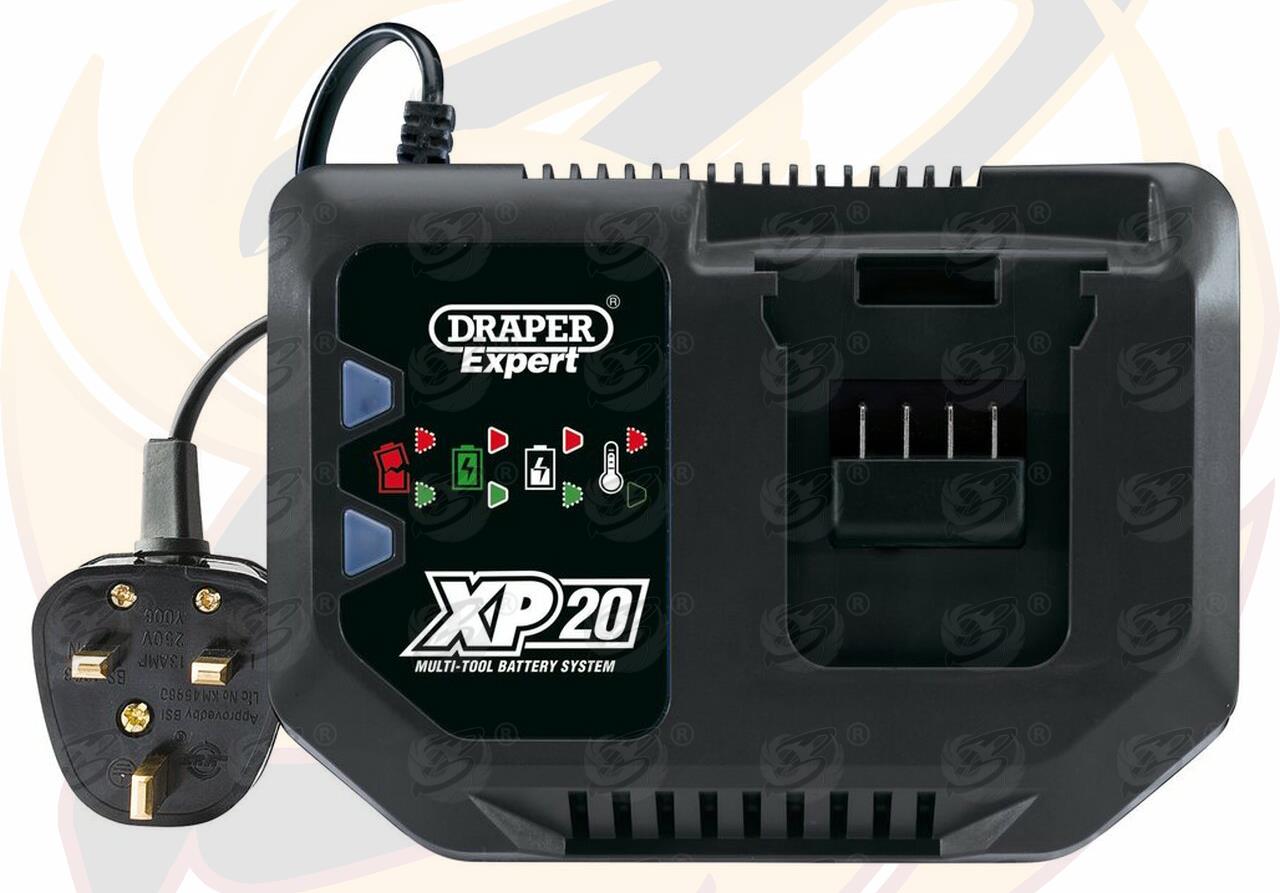 DRAPER 20V 1060NM 3/4" DRIVE CORDLESS IMPACT WRENCH BRUSHLESS x2 4AH LI-ION BATTERIES