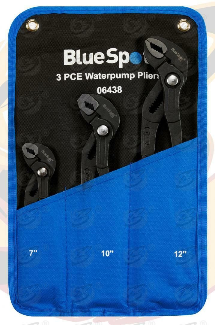 BLUESPOT 3PCS LOCKING WATER PUMP PLIERS