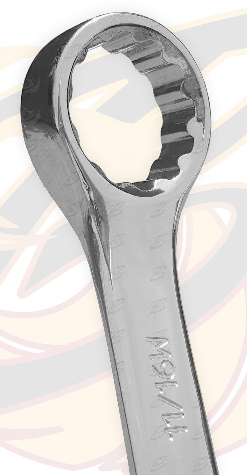 BERGEN 12PCS SAE / AF COMBINATION SPANNER SET 8MM - 19MM