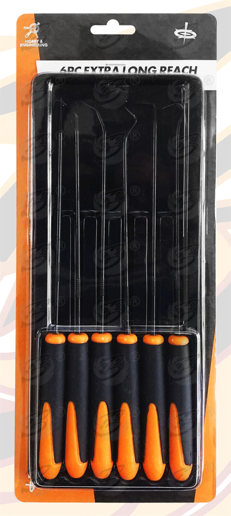 Toolzone 6 Piece Long Reach Hook & Pick Set ( HB194 )