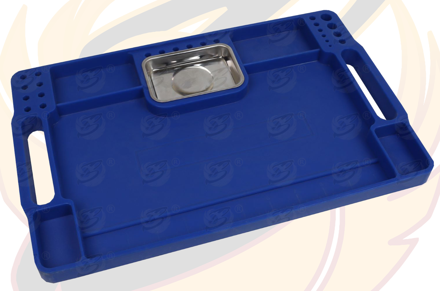 US Pro Non Slip Flexible Tool Tray With Magnetic Parts Tray 6891