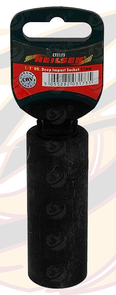 Neilsen 21mm 1/2" Drive 6 Point Deep Impact Socket ( Single ) ( CT3173 )