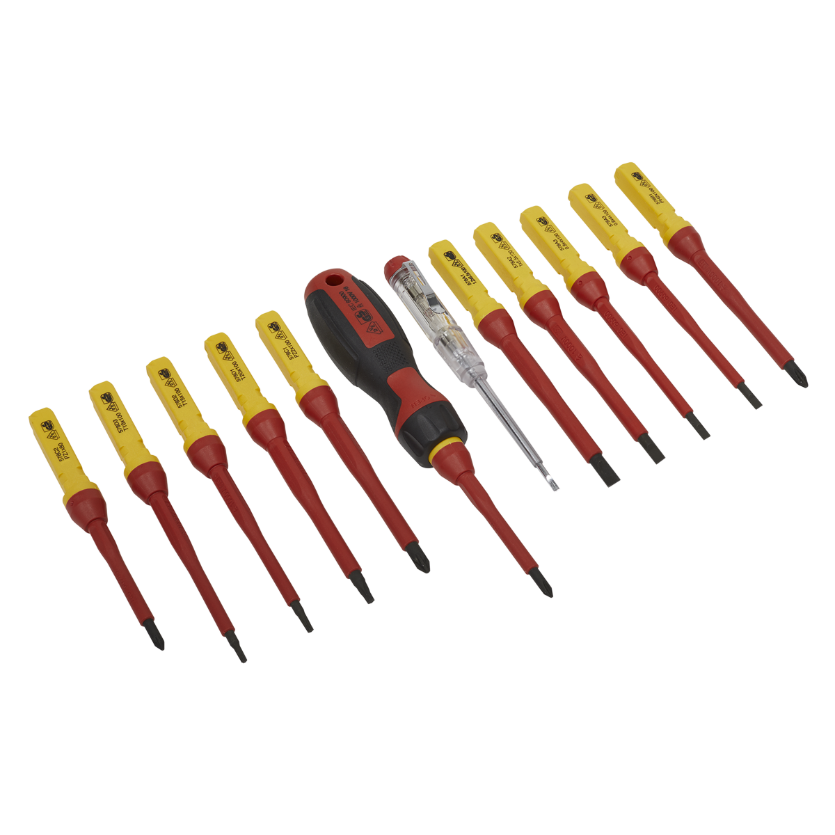 Sealey 13 Piece Interchangeable VDE Screwdriver Set AK6128