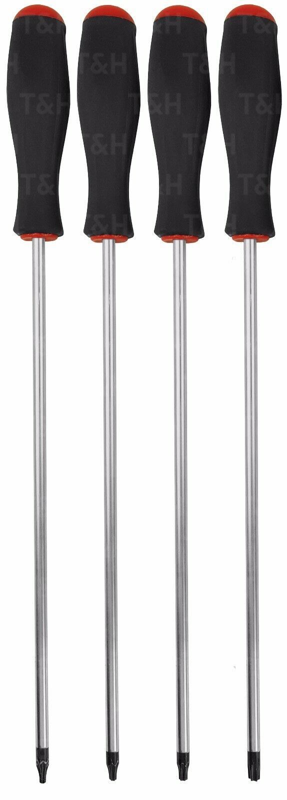 BLUESPOT 4PCS EXTRA LONG MAGNETIC TORX SCREWDRIVERS T15 - T30