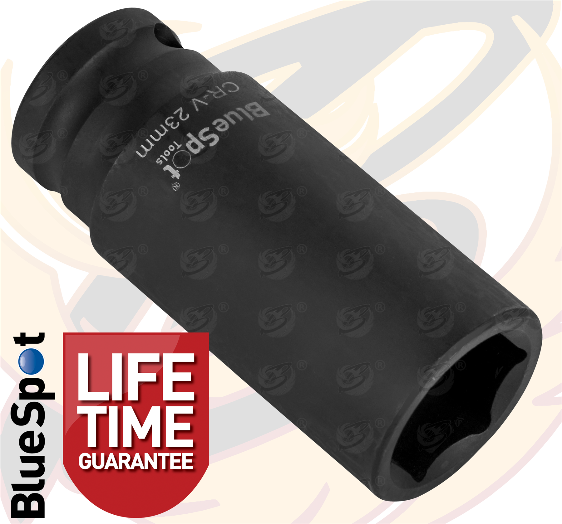BlueSpot 23mm 1/2" Drive 6 Point Deep Impact Socket ( Single ) ( 01666 )