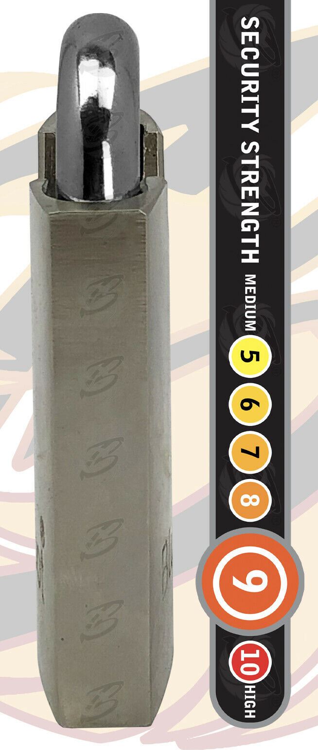 BlueSpot 50mm Shrouded Satin Finish Padlock 77044