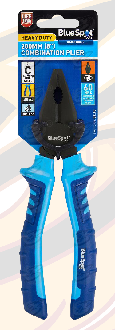 BlueSpot 200mm (8") Heavy Duty Combination Plier ( 08186 )