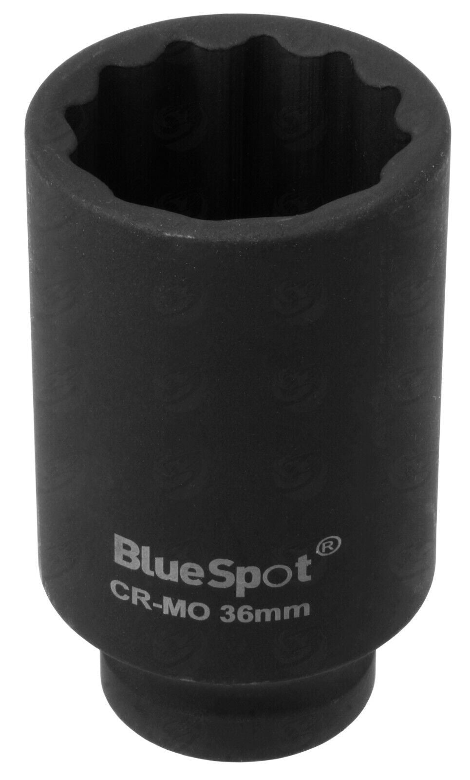 BlueSpot 4 Piece 1/2" Drive 12 Point Deep Impact Sockets 30mm - 36mm 01528