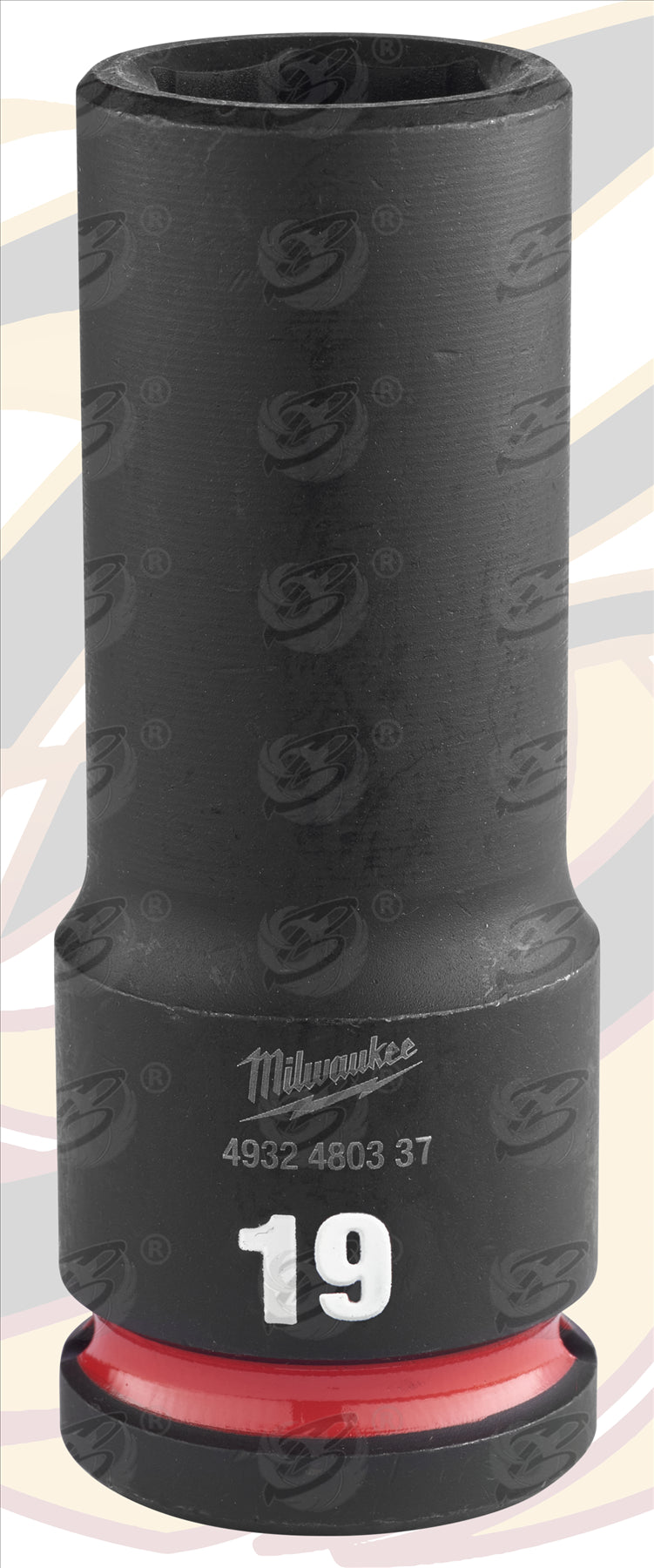 MILWAUKEE 19MM 1/2" DRIVE 6 POINT DEEP IMPACT SOCKET ( SINGLE )