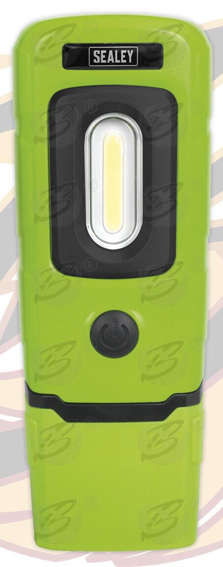 SEALEY RECHARGEABLE COB LED LI - ION WORK LIGHT ( GREEN )