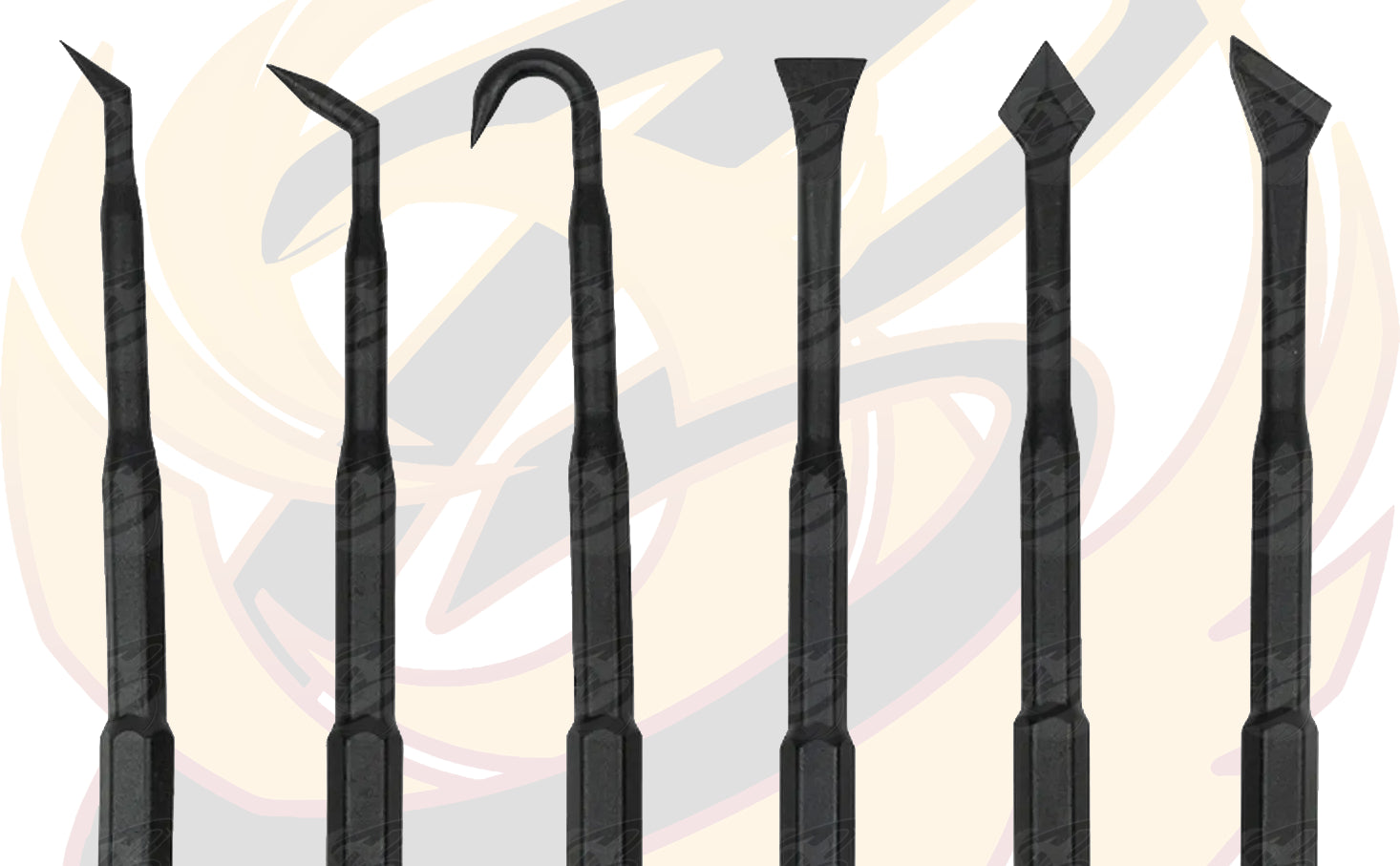 US PRO 6PCS LONG REACH HOOK & PICK & SPOON SET