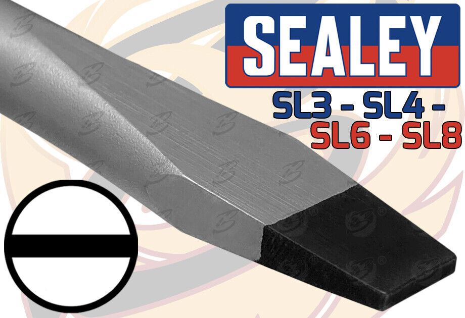 Sealey 8 Piece Magnetic Screwdriver Set ( Slotted - PHillips - Pozirdrive ) ( AK4322 )