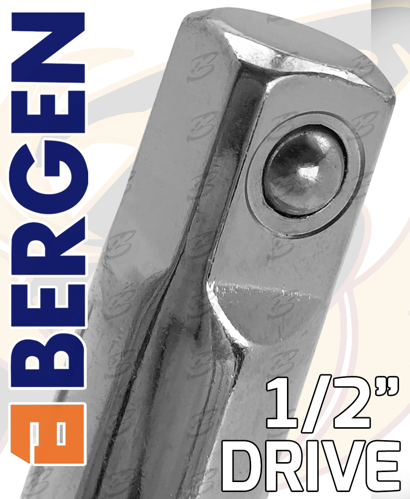 BERGEN 5PCS 1/2" DRIVE EXTRA LONG EXTENSION BARS ( 100MM - 600MM )