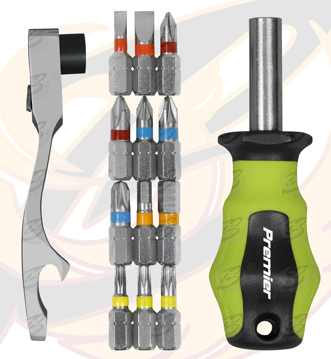 Sealey Thermal Insulated Travel Mug & Mini Tool Set & Ratchet Handle ( CCP22 )
