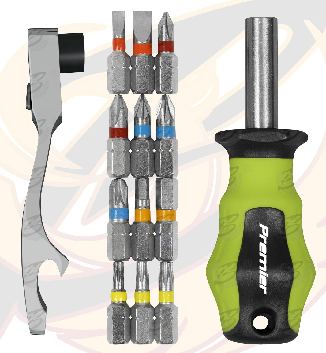 SEALEY THERMAL INSULATED TRAVEL MUG & MINI TOOL SET & RATCHET HANDLE