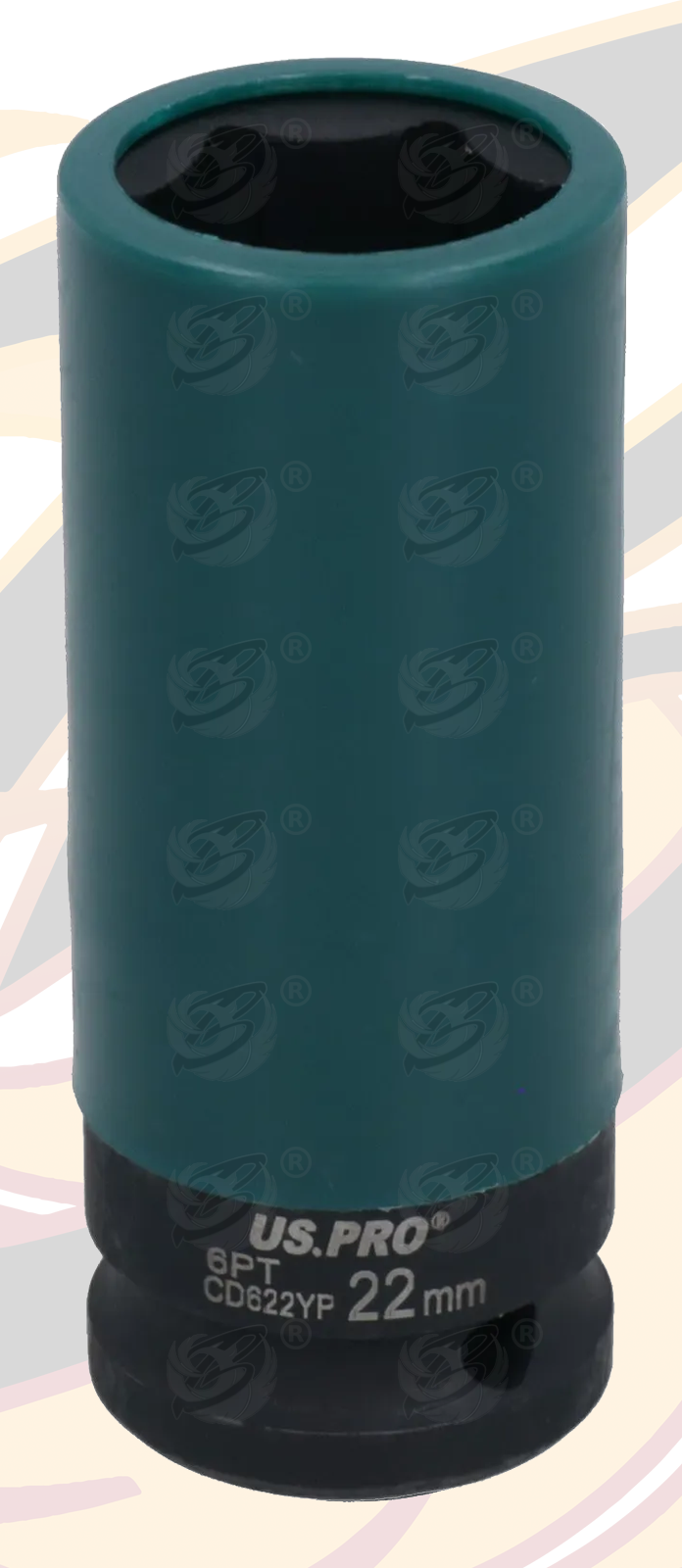 US Pro 22mm 1/2" Drive 6 Point Deep Impact Alloy Wheel Nut Socket ( 3761 )