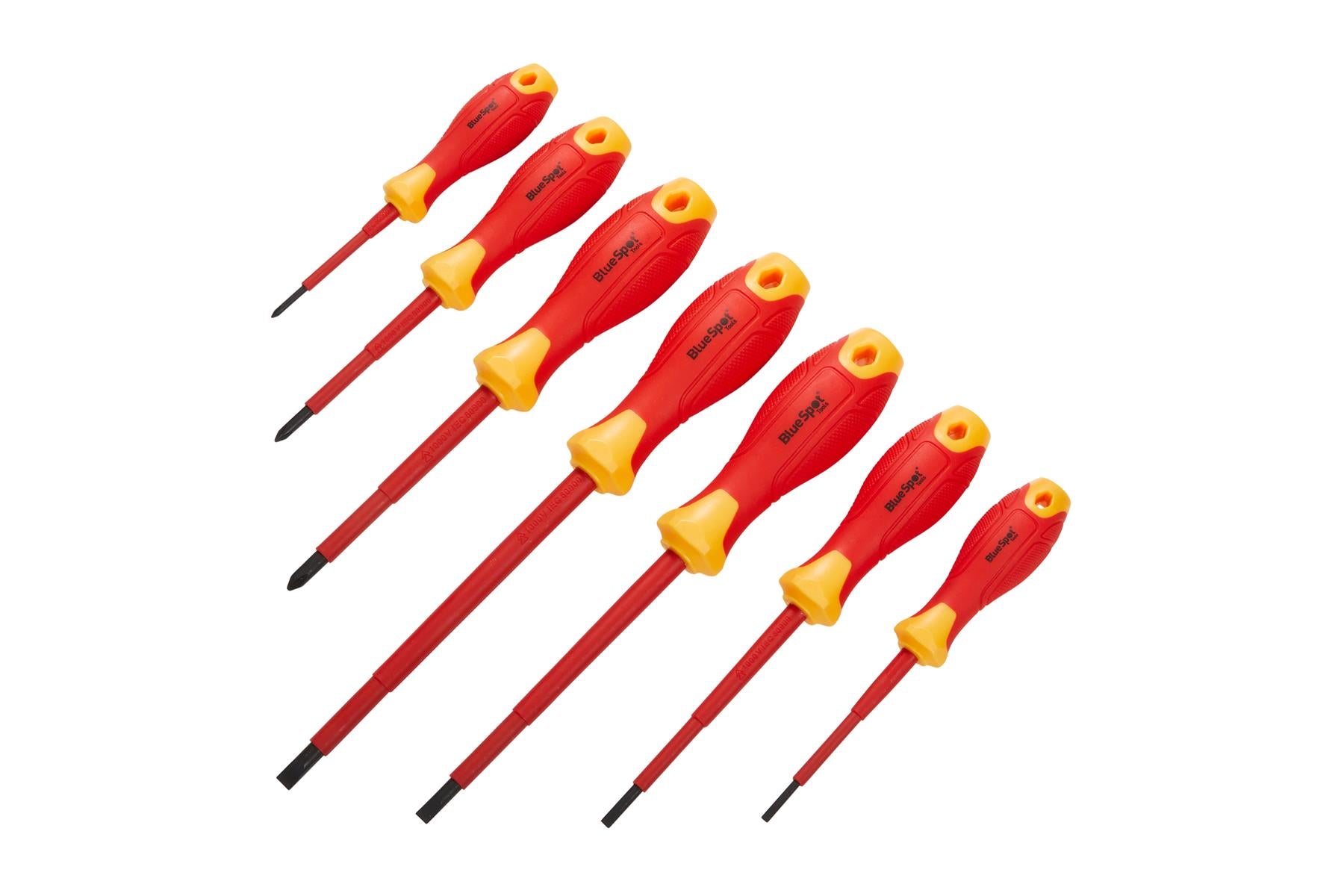BlueSpot 7 Piece VDE Screwdriver Set 12049