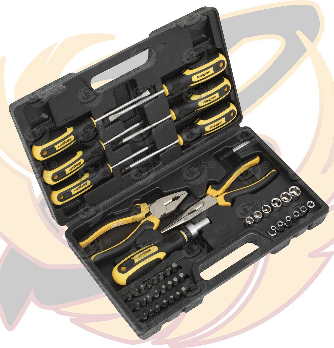 SIEGEN 45PCS 1/4" DRIVE TOOL KIT