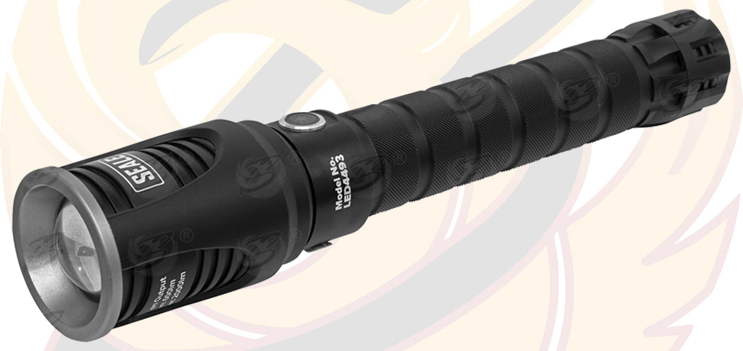 SEALEY RECHARGEABLE LI - ION SMD LED TORCH 20W 600LM - 2000LM