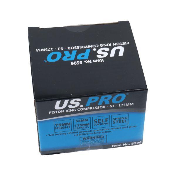 Us Pro Piston Ring Compressor 75mm ( Diameter 53mm - 175mm ) 5596