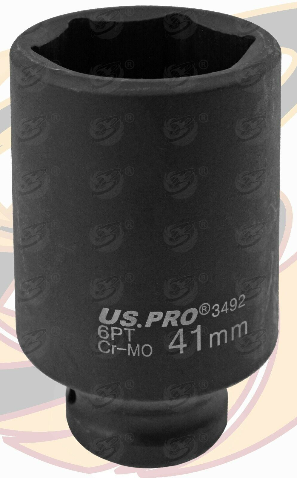 US Pro 41mm 1/2" Drive 6 Point Deep Impact Socket ( Single ) 3492