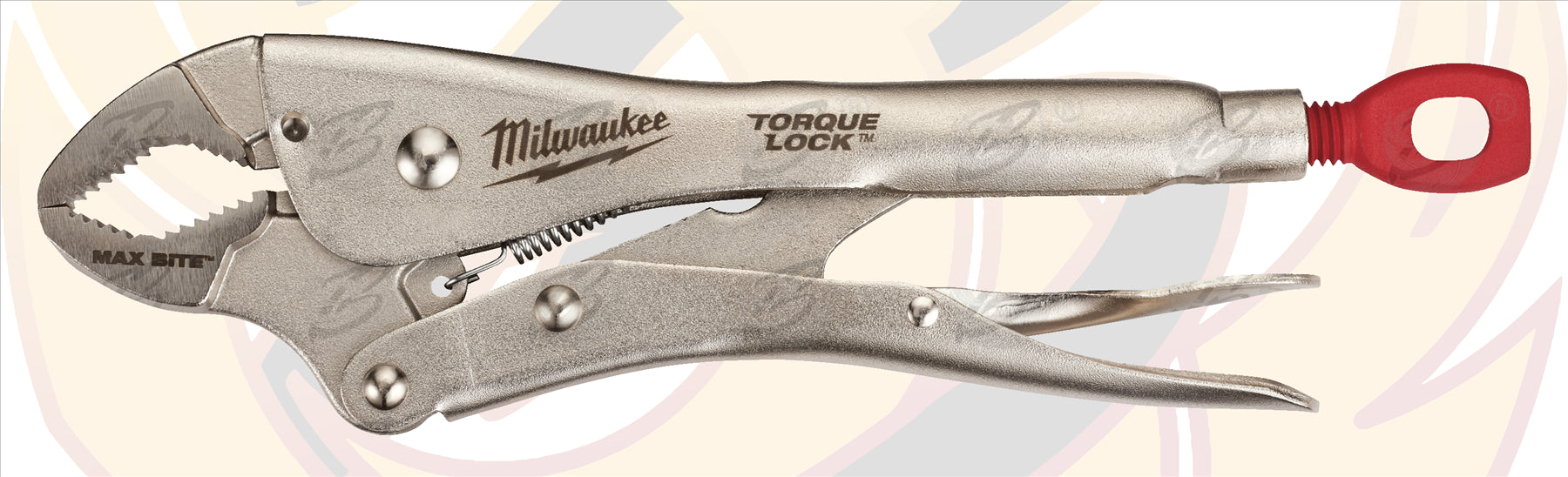 MILWAUKEE 10" MAX BITE CURVED JAW TORQUE LOCK LOCKING PLIERS