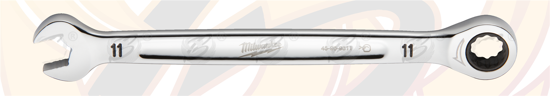 Milwaukee 11mm 144 Teeth Maxbite Ratchet Spanner ( 4932471504 )