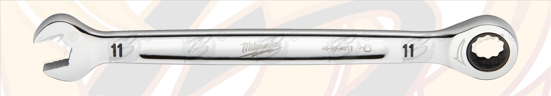 MILWAUKEE 11MM 144 TEETH MAXBITE RATCHET SPANNER