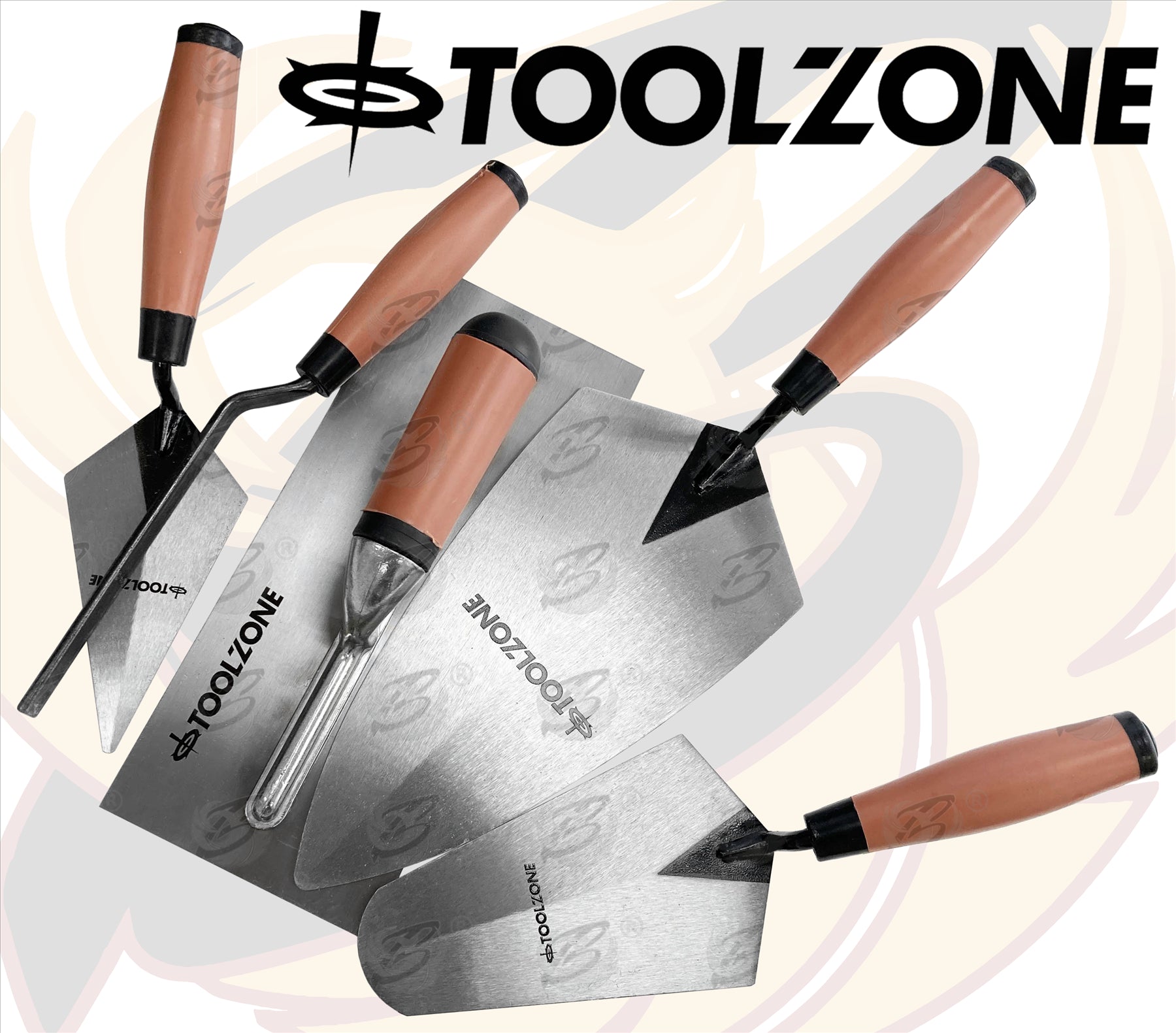 TOOLZONE 5PC BUILDERS TROWEL SET