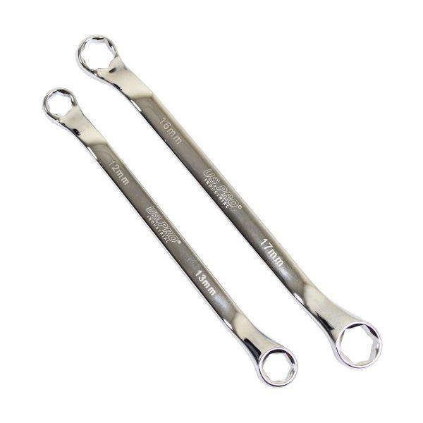 US Pro 5 Piece Grip Grabber Double Ring Offset Wrench Set 3946