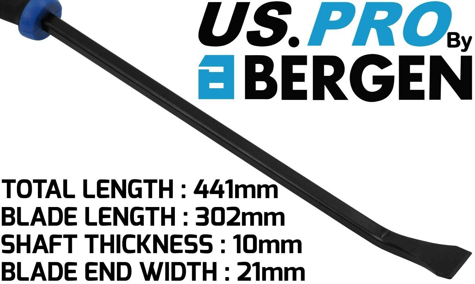 US PRO 4PCS PRY BAR SET WITH PROTECTIVE GUARDS