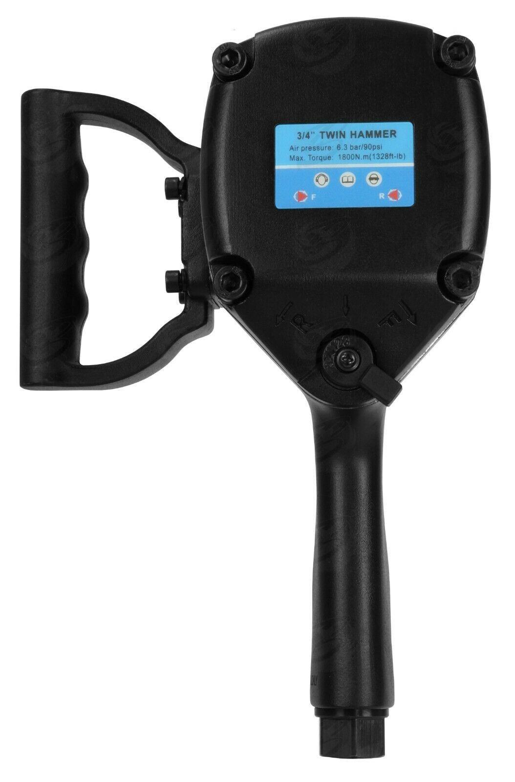 US PRO 3/4" DRIVE INDUSTRIAL AIR IMPACT WRENCH 1800Nm