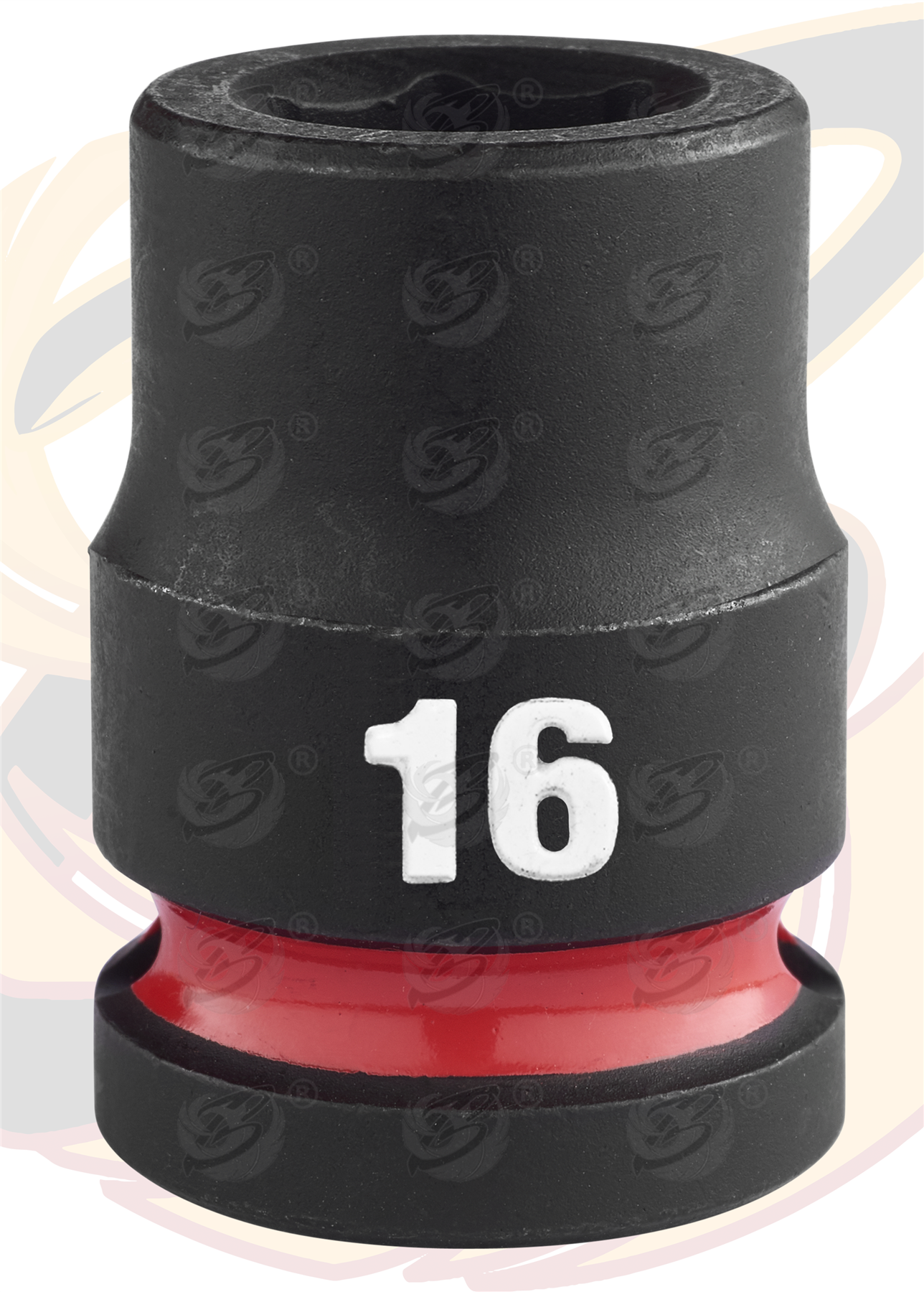 Milwaukee 16mm 1/2" Drive 6 Point Shallow Impact Socket ( Single ) ( 4932480310 )