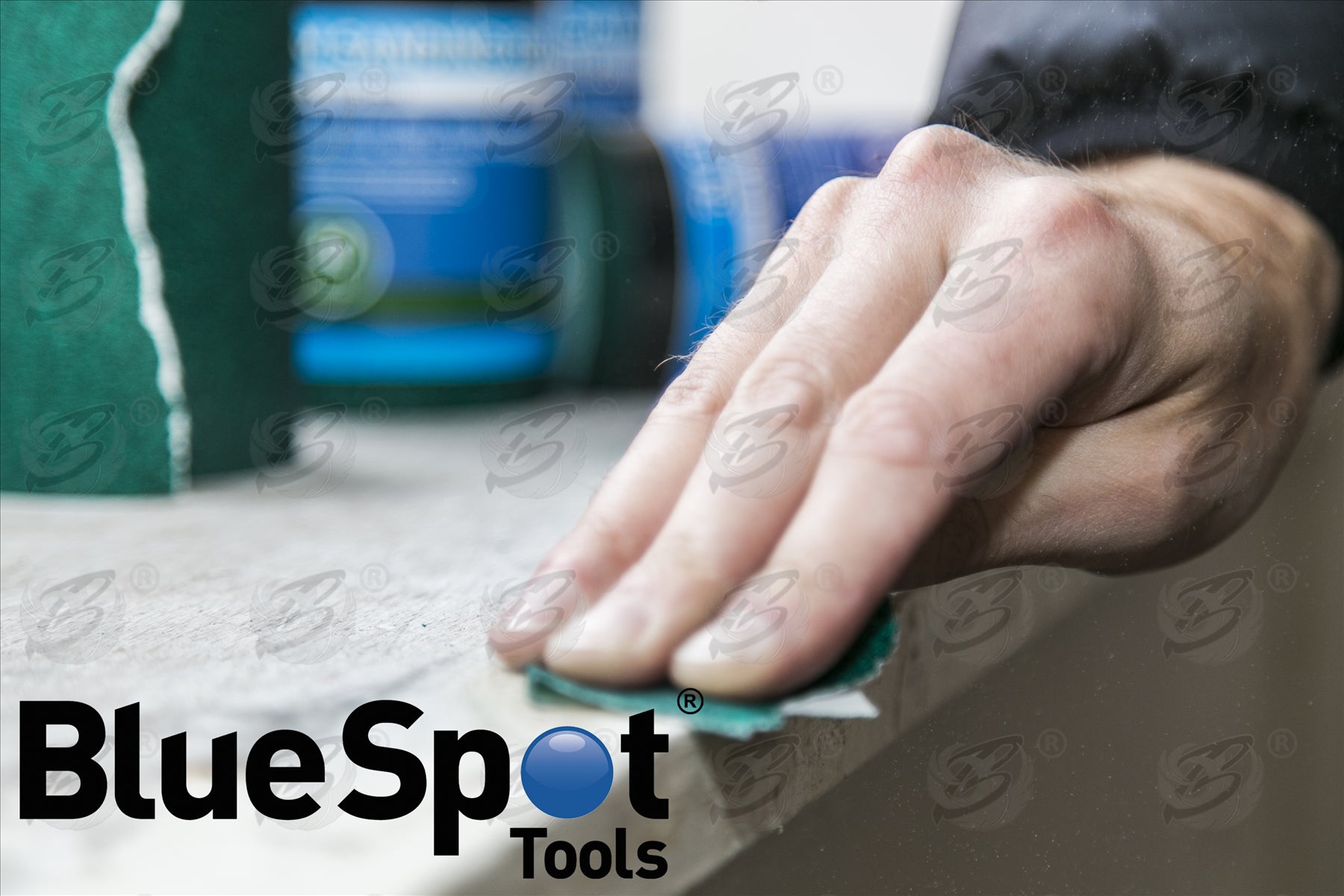 BLUESPOT 80 GRIT SANDING ROLL ( 5M x 115MM ) ( 8 ROLLS )