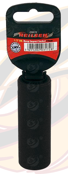 Neilsen 19mm 1/2" Drive 6 Point Deep Impact Socket ( Single ) ( CT3172 )